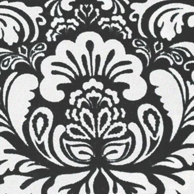 Image showing  Damask Apron, Black