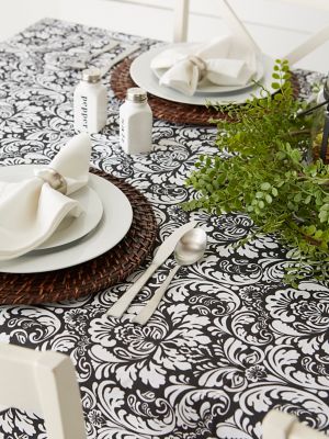 Image showing  Damask Round Tablecloth