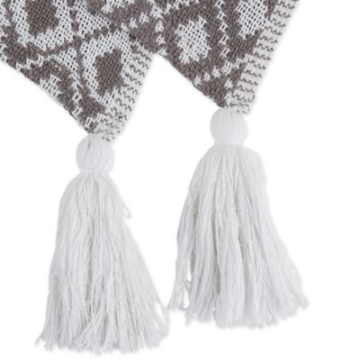 Image showing  Cotton Diamond Lattice Throw Blanket