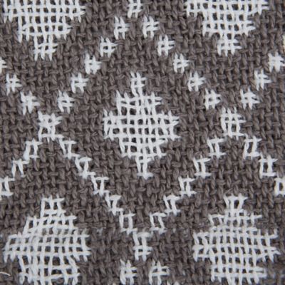 Image showing  Cotton Diamond Lattice Throw Blanket