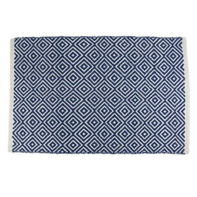 Image showing  Diamond Cotton Rug, 2 ft. x 3 ft.