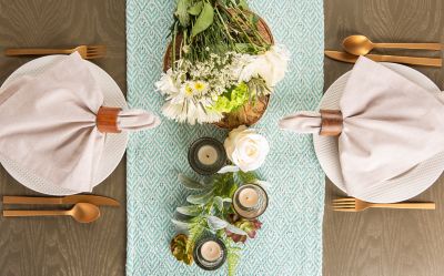 Image showing  Diamond Table Runner
