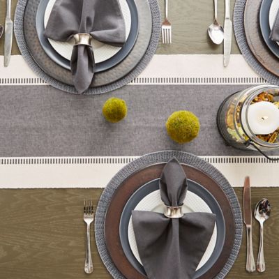 Image showing 6 th DII Dobby Striped Table Runner