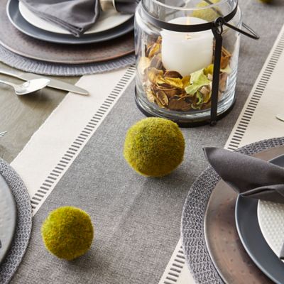 Image showing  Dobby Striped Table Runner