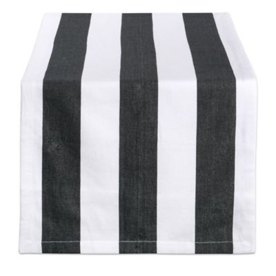 Design Imports Dobby Striped Table Runner