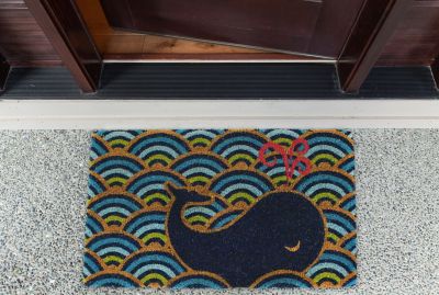 Image showing  Whale Natural Fiber Door Mat