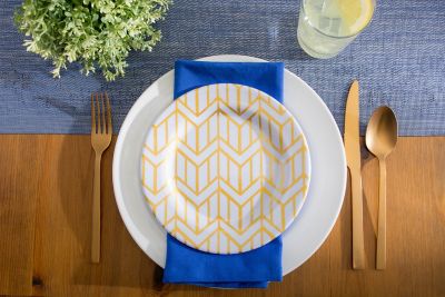 Image showing 5 th DII Space-Dyed PVC Table Runner