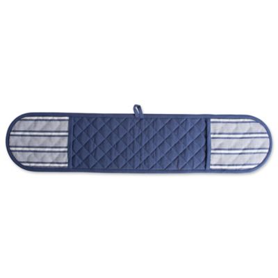 Image showing  Chef Striped Double Oven Mitts