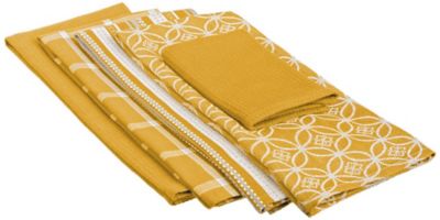 Image showing 5 th DII Assorted Dish Towel and Dishcloth Set, 5 pc.