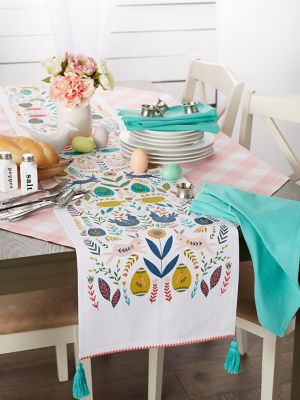 Image showing  Easter Garden Embellished Table Runner