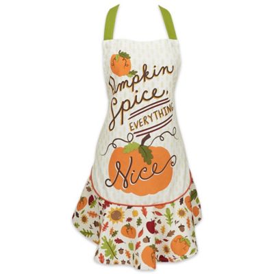 DII Pumpkin Spice Ruffle Apron