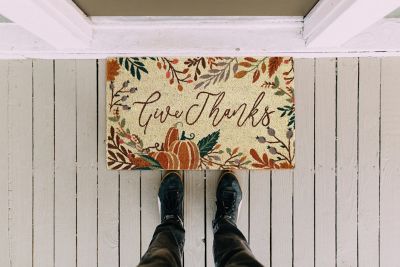Image showing  Give Thanks Fiber Doormat