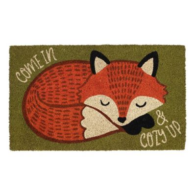 Zingz & Thingz Cozy Fox Doormat