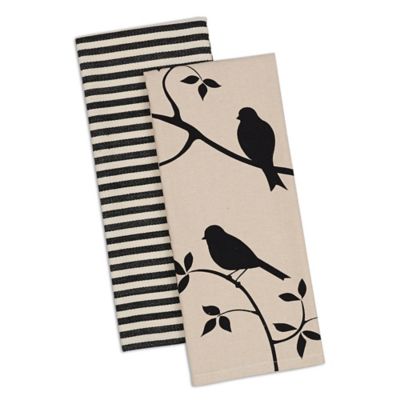 Zingz & Thingz for the Birds Dish Towel Set, 2 pc., CAMZ10798