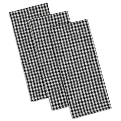 Image showing  Checkered Heavyweight Dish Towel and Dishcloth Set, 3 pc.