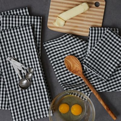 Image showing  Checkered Heavyweight Dish Towel and Dishcloth Set, 3 pc.