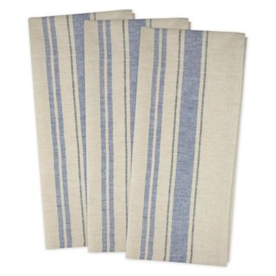 Zingz & Thingz French Striped Woven Dish Towels, 18 in. x 28 in., 3 pc.