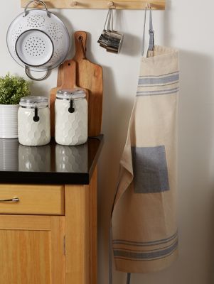 Image showing 7 th DII French Striped Chef Apron