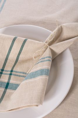 Image showing  French Striped Napkins, 20 in. x 20 in., 6 pc.