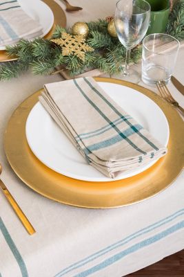 Image showing 5 th DII French Striped Napkins, 20 in. x 20 in., 6 pc.