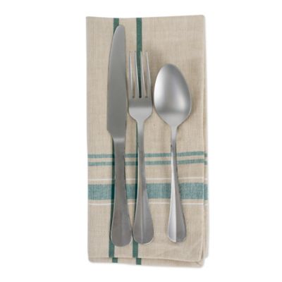 Image showing 9 th DII French Striped Napkins, 20 in. x 20 in., 6 pc.