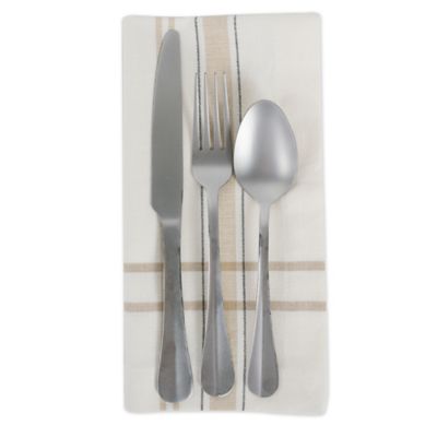 Image showing  Chambray French Striped Napkin, Set of 6