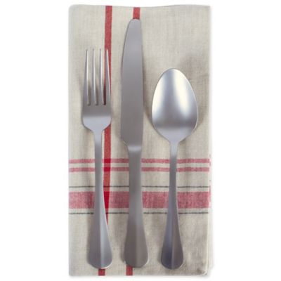 Image showing  Red French Striped Napkins, 6 pc.