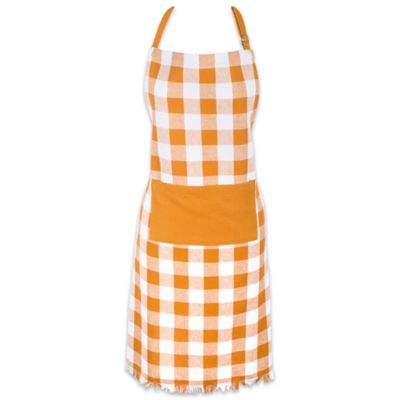 Zingz & Thingz Heavyweight Checkered Fringed Chef Apron