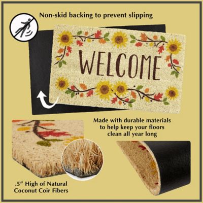Image showing  Bicycle Natural Fiber Door Mat, 18 in. x 30 in.