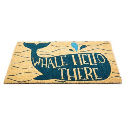 Image showing  Whale Hello There Fiber Doormat