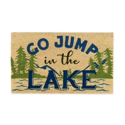 Zingz & Thingz Jump in the Lake Decorative Doormat