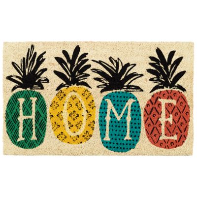 Zingz & Thingz Pineapple Home Doormat, 18 in. x 30 in.