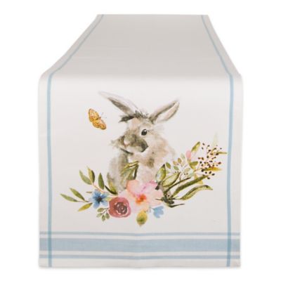 DII Garden Bunny Printed Table Runner