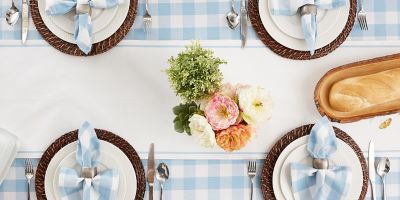 Image showing  Garden Bunny Printed Table Runner