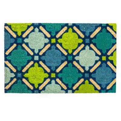 Zingz & Thingz Blue Mosaic Doormat