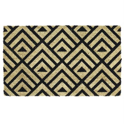 DII Tri Decco Natural Fiber Door Mat, 18 in. x 30 in.