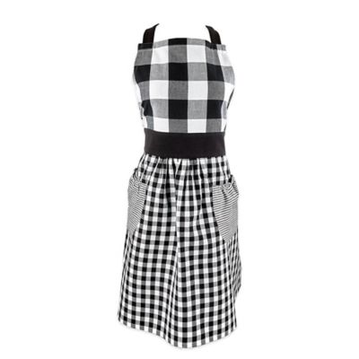 Zingz & Thingz Gingham Apron, 31.5 in. x 33.5 in.