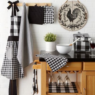 Image showing  Gingham Apron, 31.5 in. x 33.5 in.