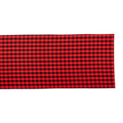 Image showing  Reversible Gingham/Buffalo Checkered Table Runner, For Tables that Seat 4-6 People