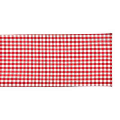 Image showing  Reversible Gingham/Buffalo Checkered Table Runner, For Tables that Seat 4-6 People
