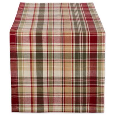 DII Give Thanks Plaid Table Runner
