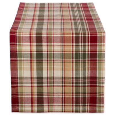 Zingz & Thingz Give Thanks Plaid Table Runner