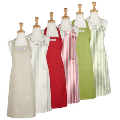 Image showing 7 th DII Tomato Striped Foodie Gourmet Chef Apron