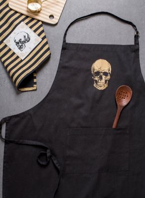 Image showing  Skull Chef Apron, 28 in. x 35 in.