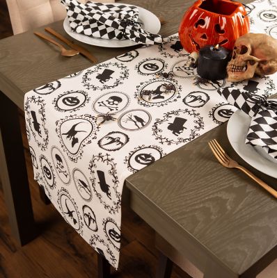 Image showing 6 th DII Halloween Portrait Table Runner