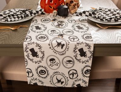 Image showing 7 th DII Halloween Portrait Table Runner