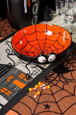 Image showing  Haunted House Jute Table Runner