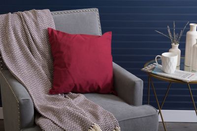 Image showing  Cotton Handloom Chevron Throw Blanket, 50 in. x 60 in.