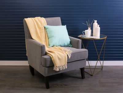Image showing 1 th DII Cotton Handloom Chevron Throw Blanket, 50 in. x 60 in.