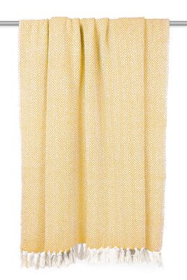 Image showing 6 th DII Cotton Handloom Chevron Throw Blanket, 50 in. x 60 in.